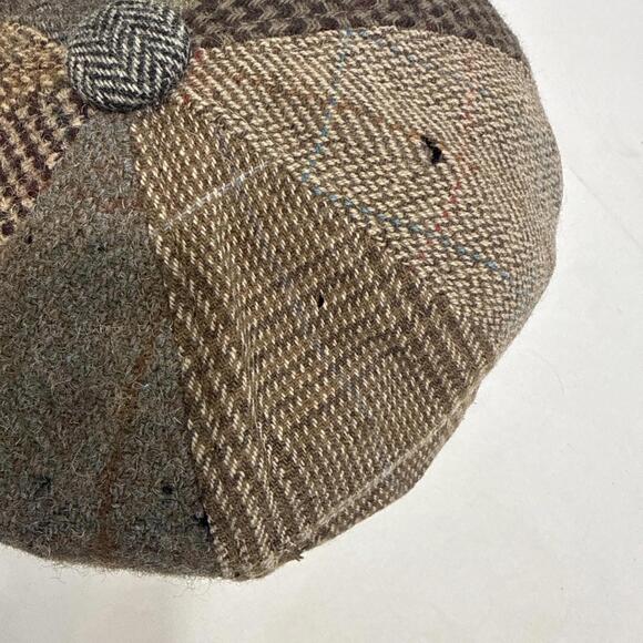 Vintage Schumann Sullivan of New Haven Wool Newsboy Hat Made USA Size Large - Picture 12 of 12